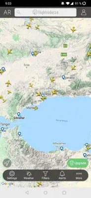 Flightradar24 android App screenshot 0