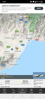 Flightradar24 android App screenshot 2