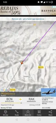 Flightradar24 android App screenshot 7